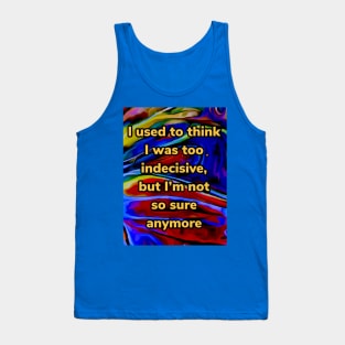 Primary colored indecisive abstract Tank Top